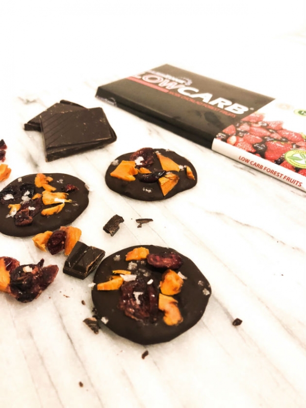 chokladbr%C3%A4ck - Sockerfria och fruktiga chokladbräck