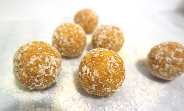 mangobollar - Mango, Kokos & Ingefära Bliss Balls