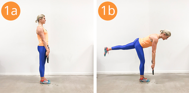 1 - 7 övningar med viktplatta