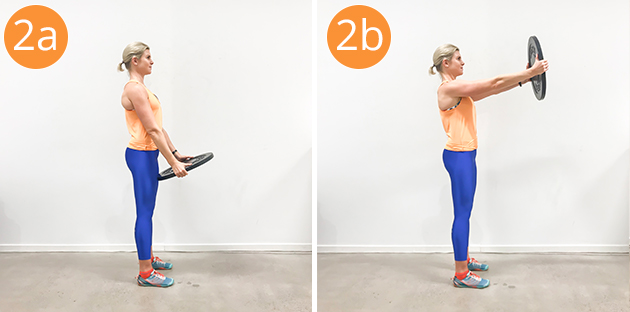 2 - 7 övningar med viktplatta