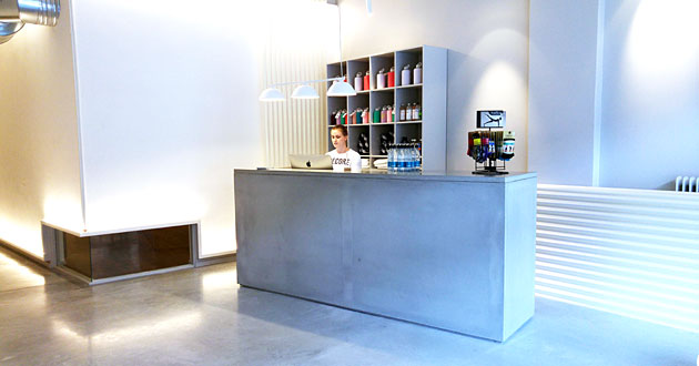 Be.Core-Tulegatan-reception - megaformer