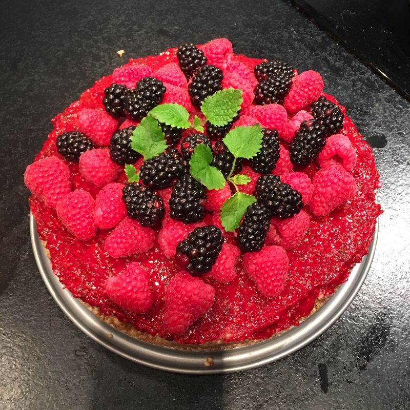 IMG_4628 - Vegansk rawfoodtårta med hallon