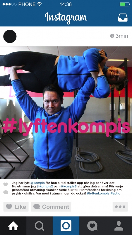Lyft_en_kompis_insta - #lyftenkompis för hjärnforskningen