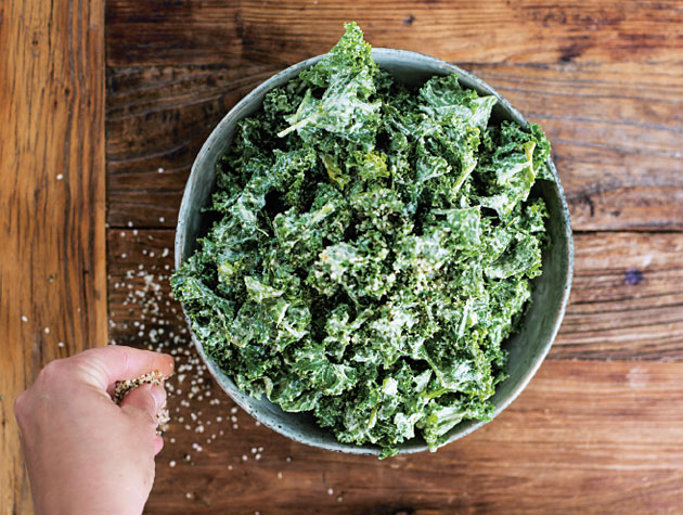 gronkolssallad - grönkålssallad