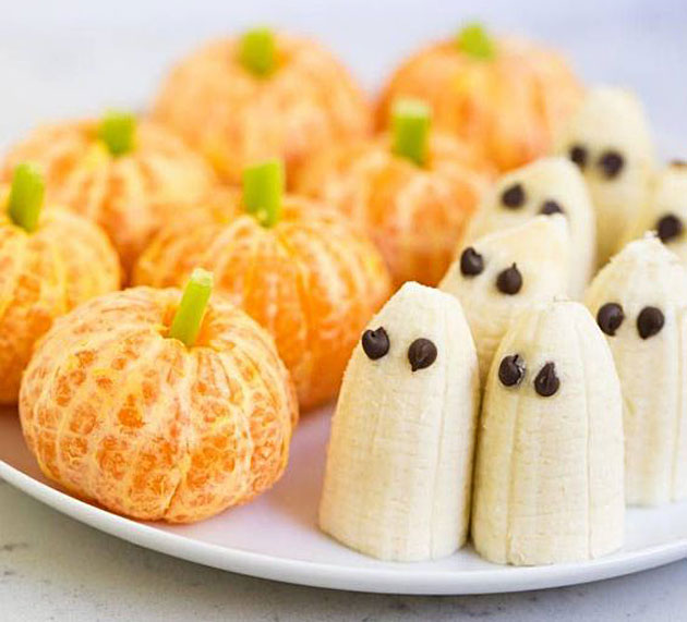 bananspoke - Enkla Halloween Snacks