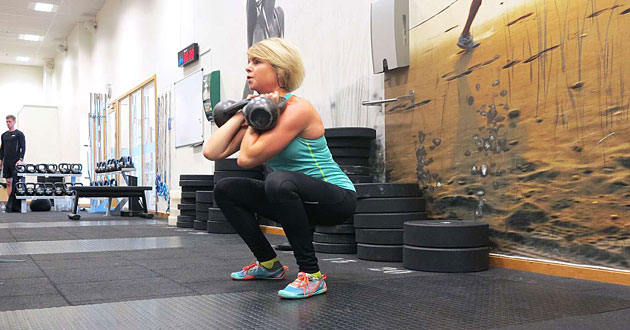 kb_frontsquat - helkroppsträning