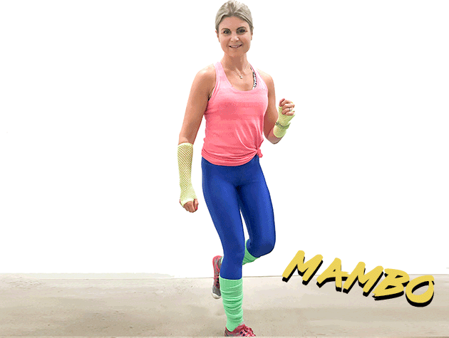 mambo - 80-talsgympa och aerobics – 6 övningar