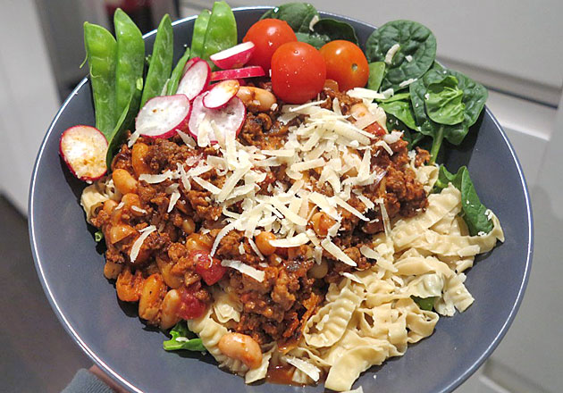 quornkarne - vegetarisk chili con carne