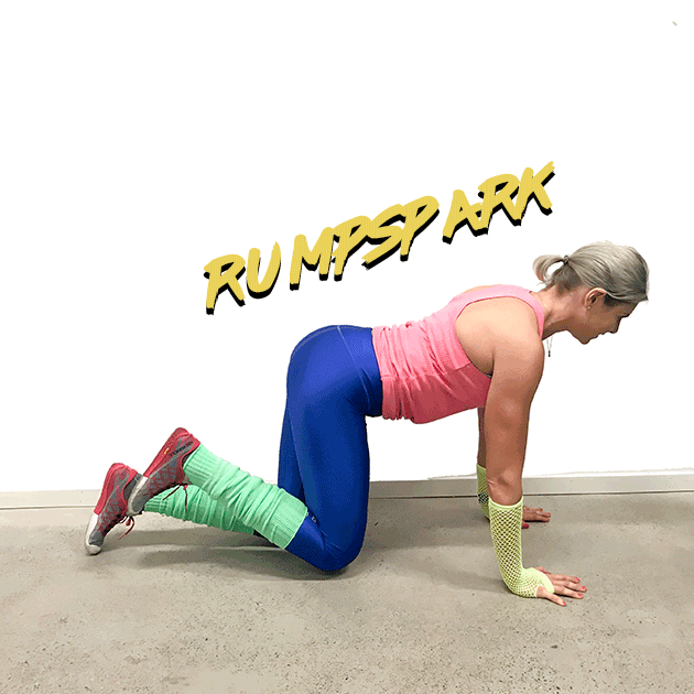 rump - 80-talsgympa och aerobics – 6 övningar