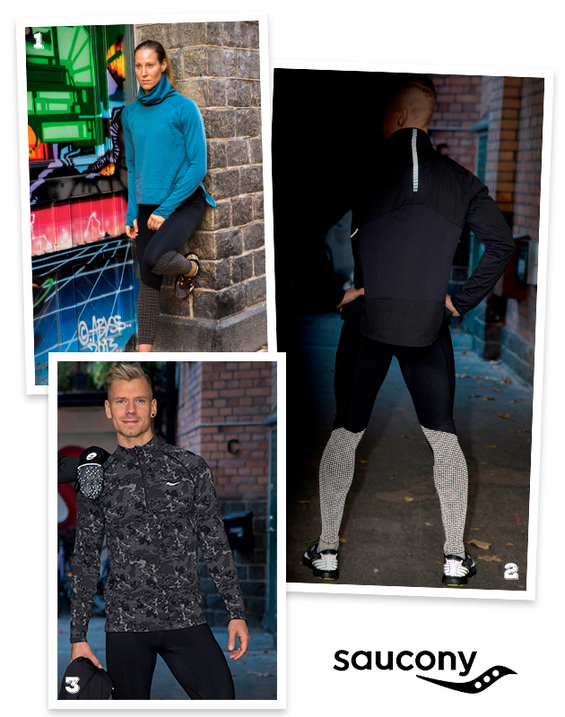 saucony - träningskläder med reflex