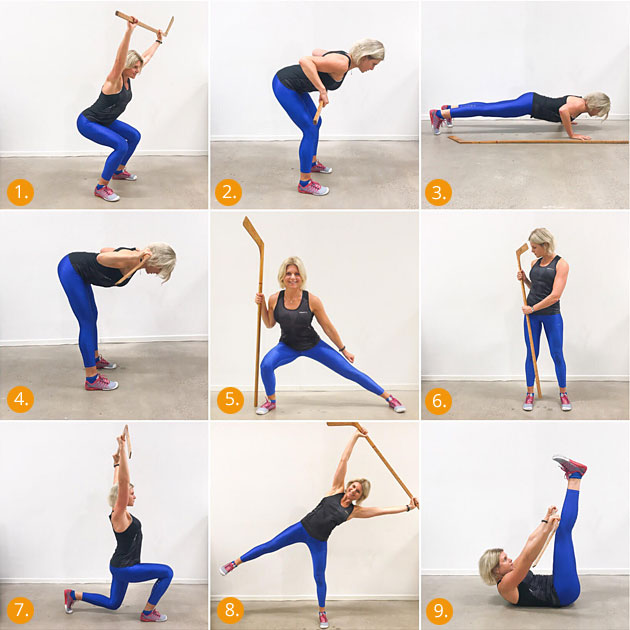 traningsprogram_pinne - övningar med pinne