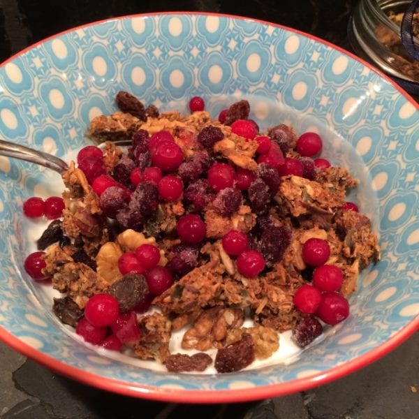 Recept på nyttig granola müsli Sporthälsa