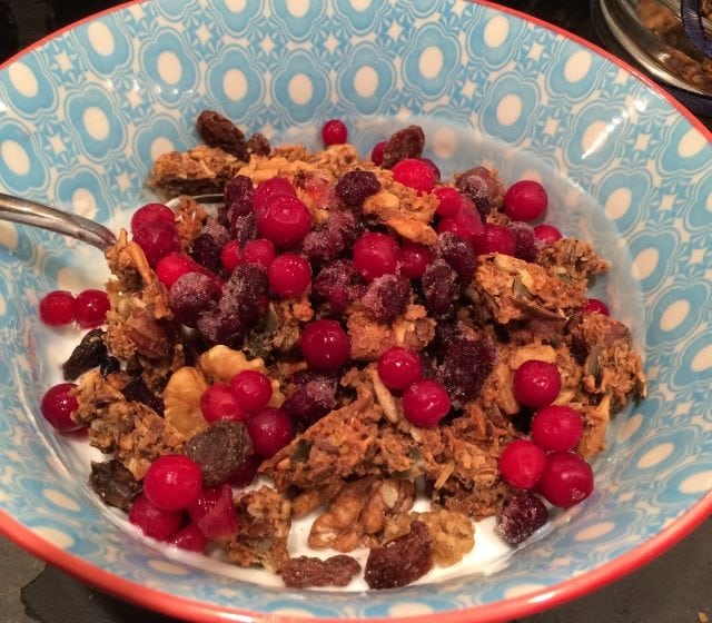 Recept på nyttig granola müsli