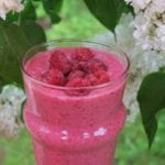 Recept: Hallon- och lingonsmoothie