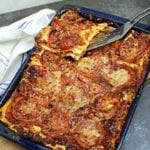Vegetarisk lasagne med linser