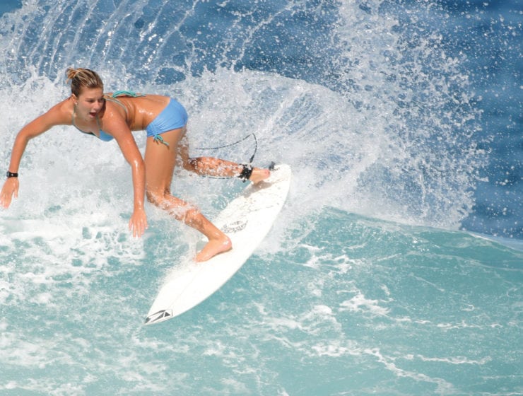 På en våg i San Sebastián