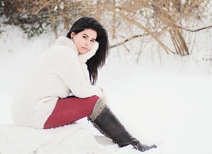 vinter_vintern_tjej