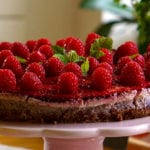 hallon cheesecake