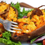 ugnsbakad sötpotatis