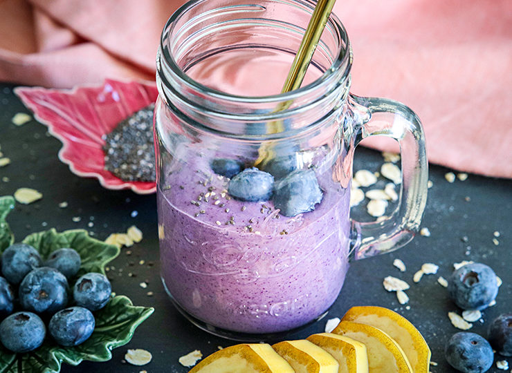 blåbärssmoothie