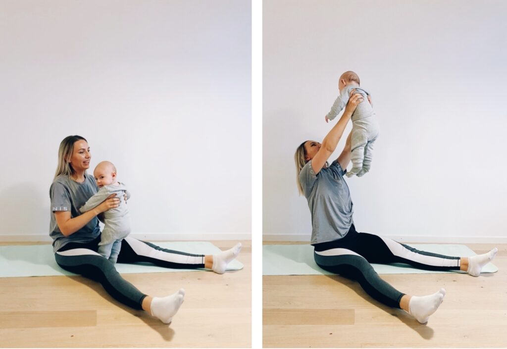 träna med din bebis