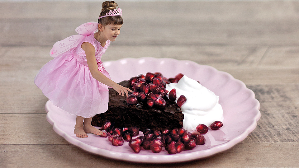 kladdkaka med svarta bönor