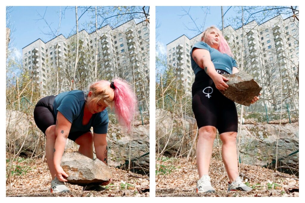 Träna i naturen - Marklyft