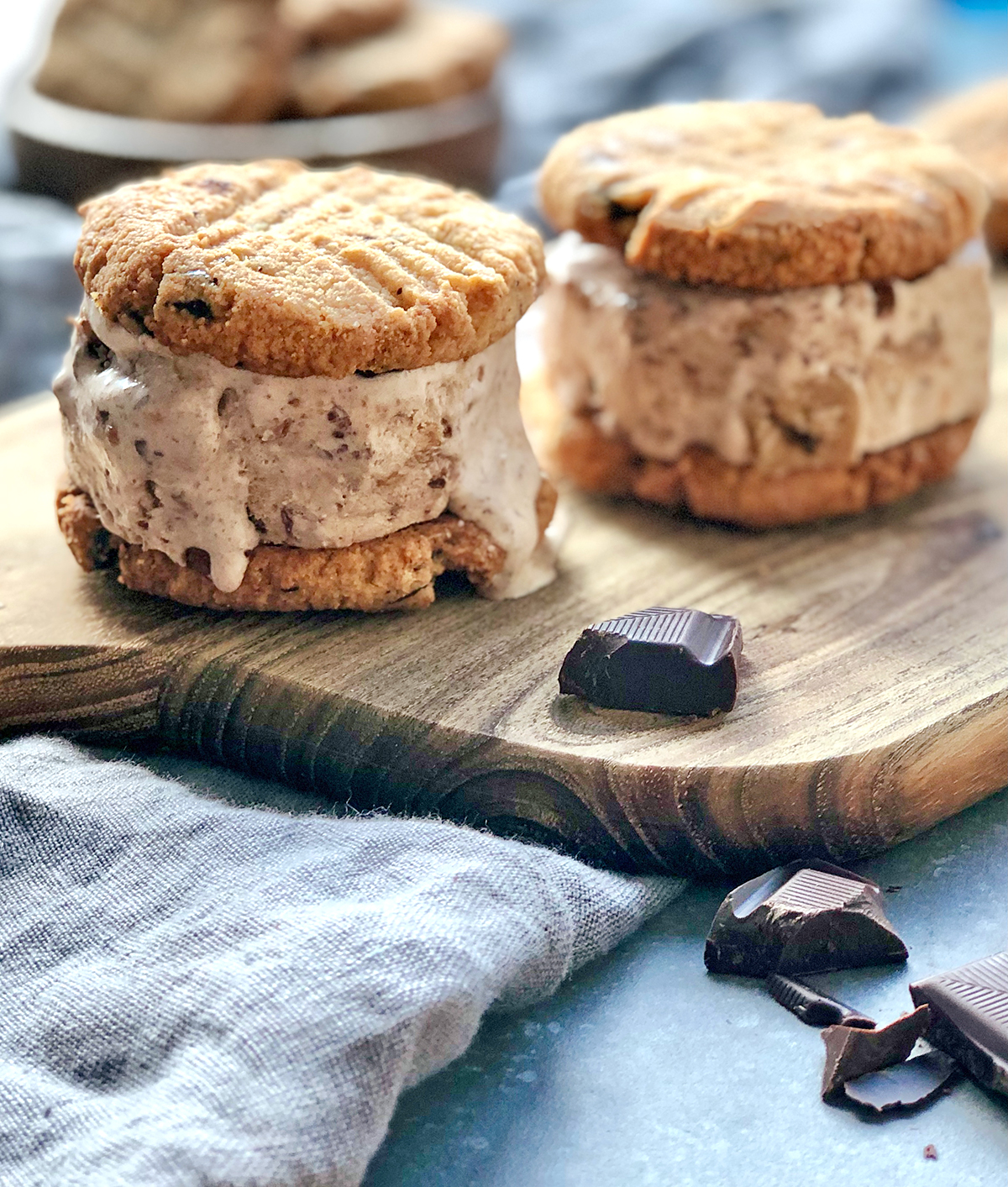 sockerfri sandwichglass