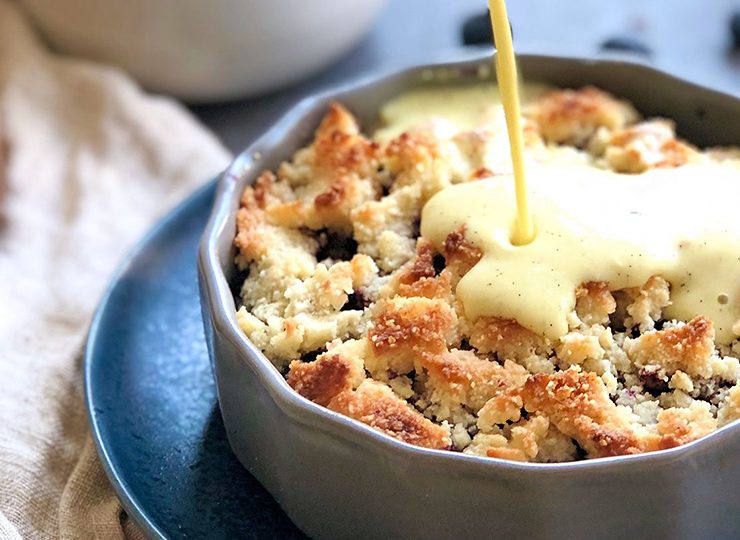 sockerfri blåbärspaj