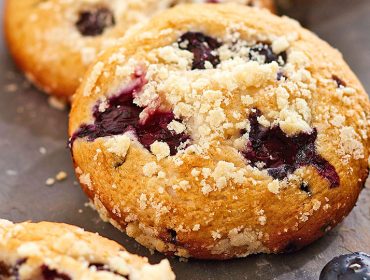 blåbärsmuffins med mandelmjöl