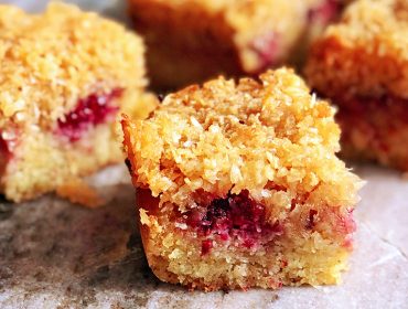 toscakaka med hallon