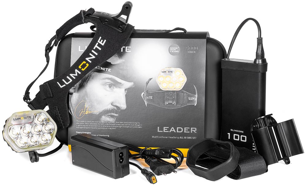 springa i mörker pannlampa