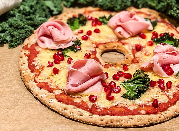 knäckepizza