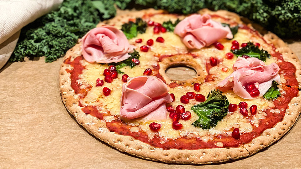 knäckepizza