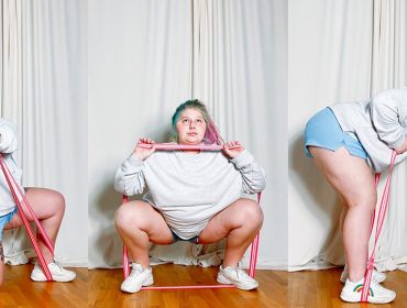 Träningsprogram med ett gummiband