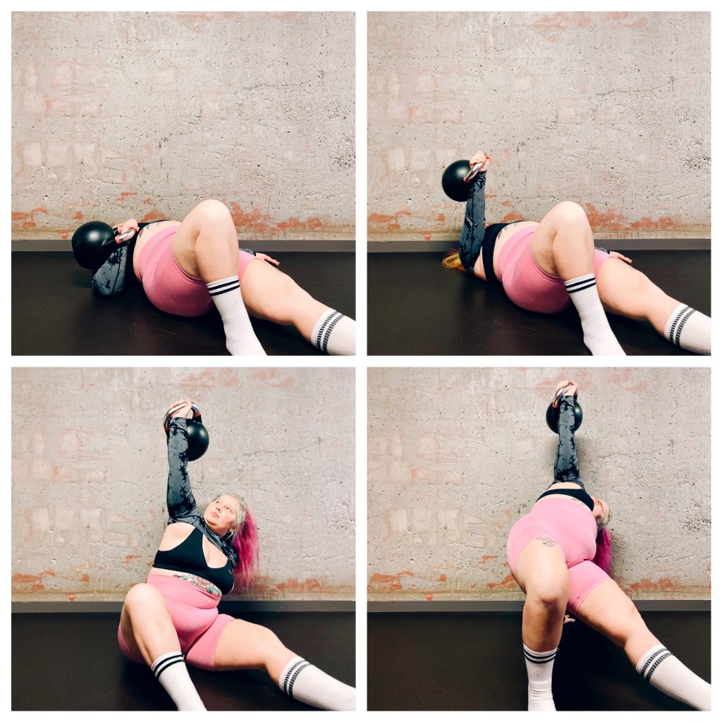 Träningsprogram med kettlebell - Halv Turkish Get-up