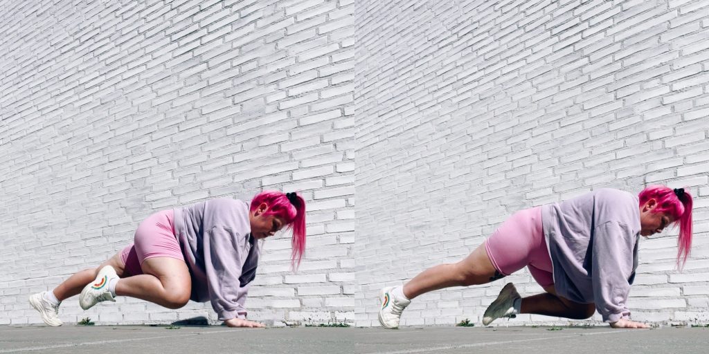 Skonsam konditionsträning- Bergsklättraren