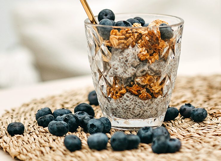 proteinrik chiapudding