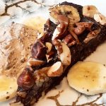 banankaka med choklad