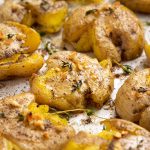 smashed potatoes