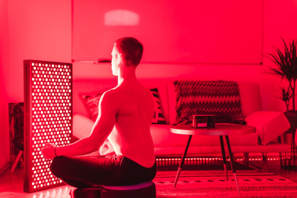  infrarött ljus rödljusterapi