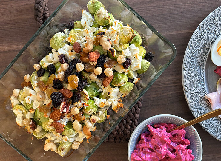 brysselkål med fetaost