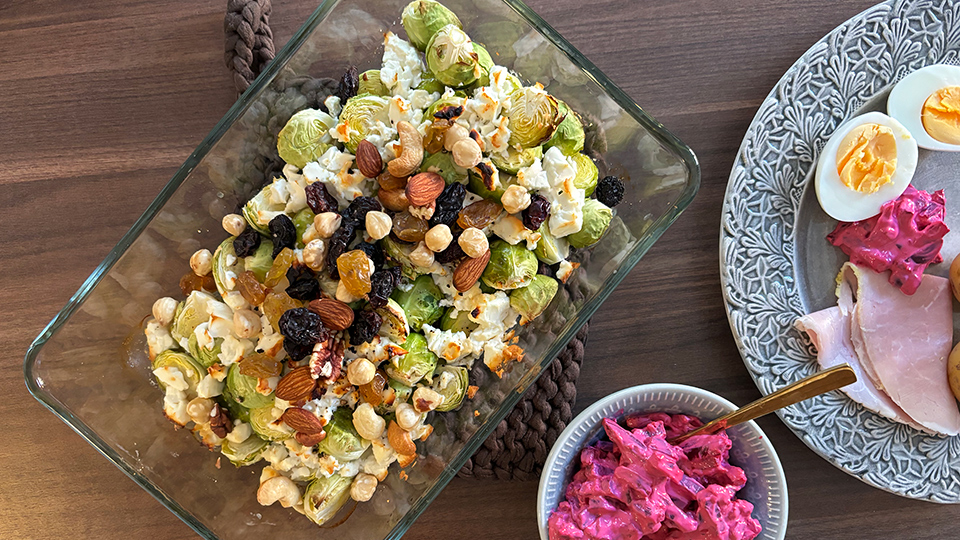 brysselkål med fetaost