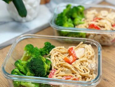 Krämig kyckling och pasta på nolltid