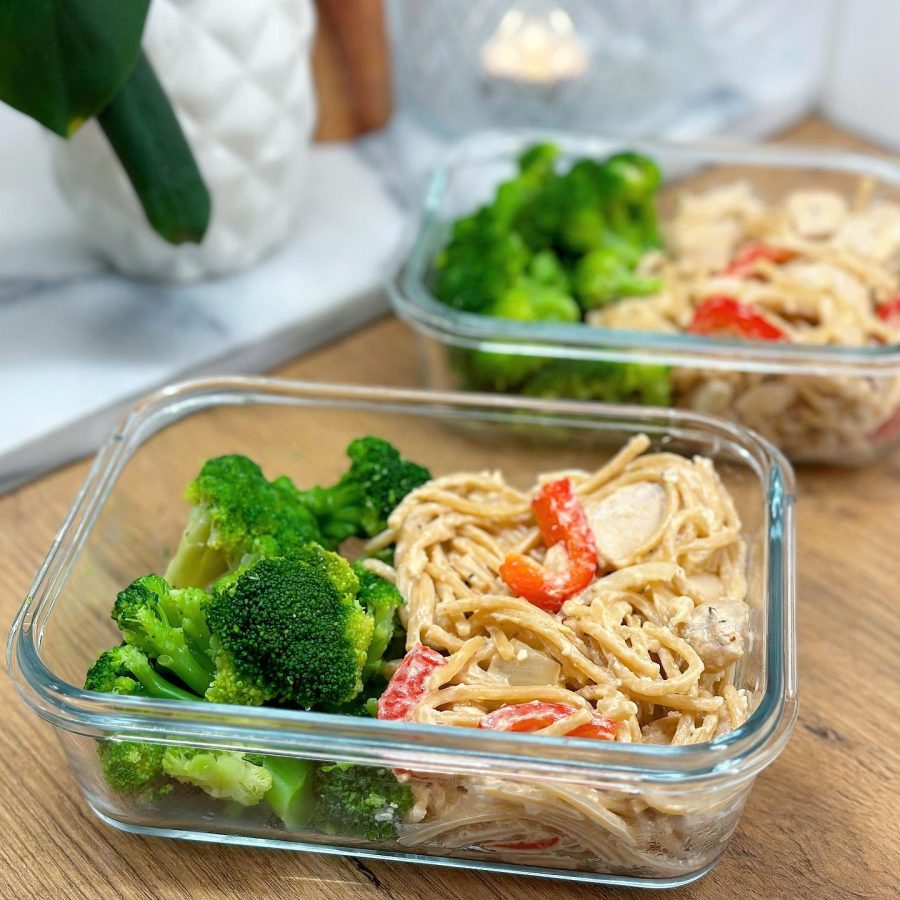 Krämig kyckling och pasta på nolltid