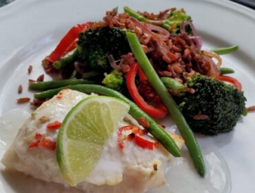 god-nyttig-mat-Coconut-fish-with-red-rice