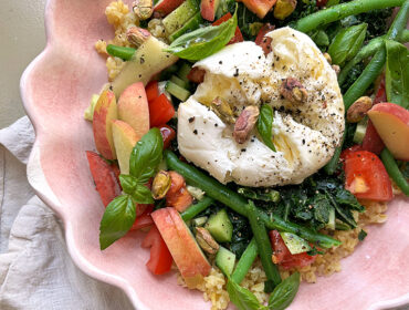 sallad med mozzarella