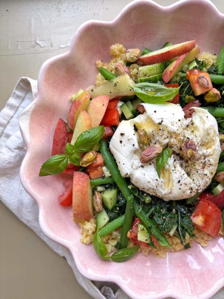 sallad med mozzarella