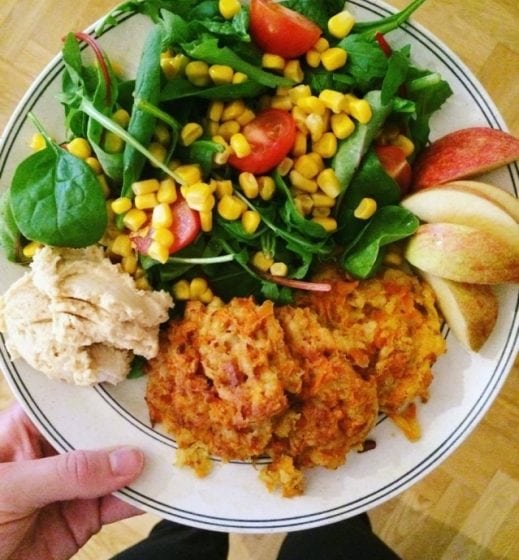 Recept: Morots- och halloumibiffar