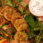 Recept på goda vegetariska kikärtsbiffar